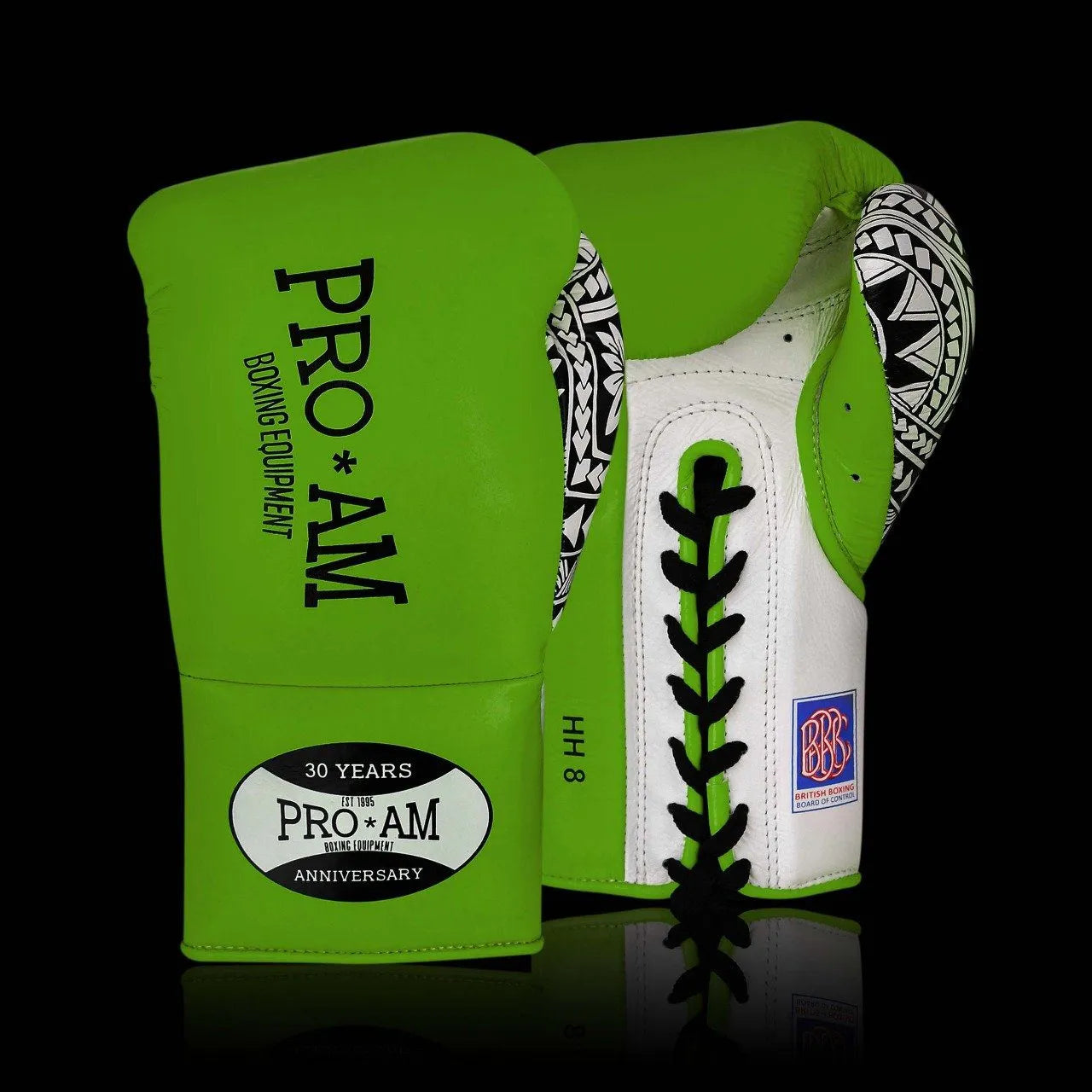 Proamboxinguk Valero professional contest boxing gloves with BBBofC approval, showing black and red padded gloves for boxing competitions.