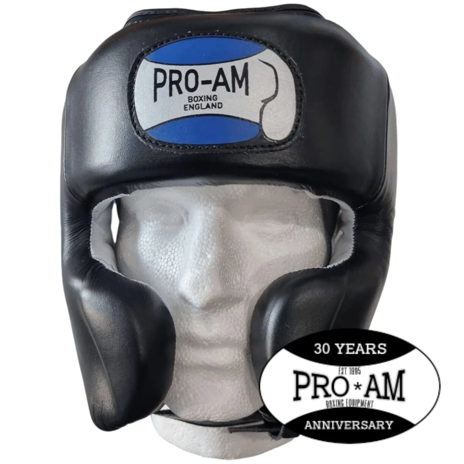 Pro-Am Professional Sparring Headguard by Proamboxinguk, lightweight headgear with adjustable straps and padding for boxing protection