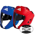Proamboxinguk Adidas IBA Approved Competition Headgear, boxing headguard with padding for safety and protection during matches
