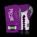 Proamboxinguk Valero professional boxing gloves with BBBofC approval, featuring padded wrists and durable leather construction.