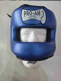 Pro-Am Full Face Bar Headguard by Proamboxinguk, protective headgear with full face shield for boxing and martial arts training.