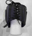 Pro-Am V-Shadow professional headguard showing padded head protection and adjustable strap, designed for boxing training and sparring.