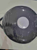 Medium Mexican leather punch shield from Proamboxinguk, 35cm boxing equipment with padded surface for training and protection.