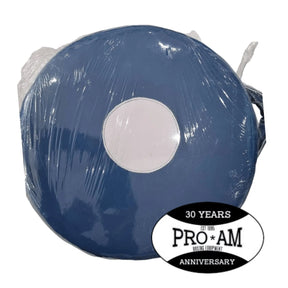 Medium Mexican leather punch shield from Proamboxinguk, showing a sturdy 35cm boxing equipment shield with handles and padded surface.