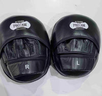 Pro-Am Original Air Hook & Jab Pads by Proamboxinguk, lightweight boxing training equipment with replaceable foam padding.