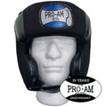 Pro-Am lightweight boxing headguard by Proamboxinguk, protective headgear for training and sparring sessions.