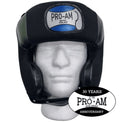 Pro-Am lightweight boxing headguard by Proamboxinguk, protective headgear for training and sparring sessions.