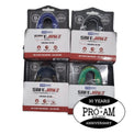 Proamboxinguk Safejawz Extro Series boxing gumshield in black with clear mouthguard, designed for protection during boxing matches.