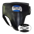 Pro-Am Amateur groin guard from Proamboxinguk featuring protective padding and adjustable straps for boxing safety.