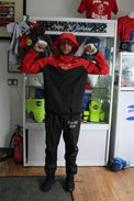 Pro-Am Sauna Suit by Proamboxinguk, full-body weight loss training suit with adjustable straps and breathable fabric.