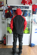 Full body Pro-Am Sauna Suit for weight loss training, showing the lightweight, full-body design and adjustable straps.