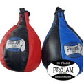 Pro-Am Slip Bags boxing reflex training bag by Proamboxinguk, featuring a compact, durable boxing equipment design for reflex training.