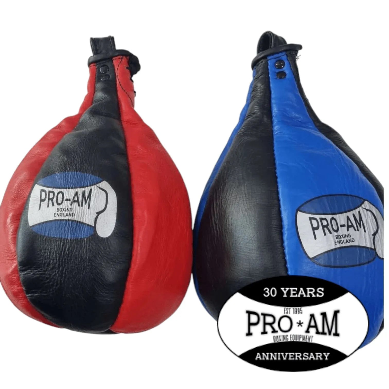 Pro-Am Slip Bags boxing reflex training bag by Proamboxinguk, featuring a compact, durable boxing equipment design for reflex training.