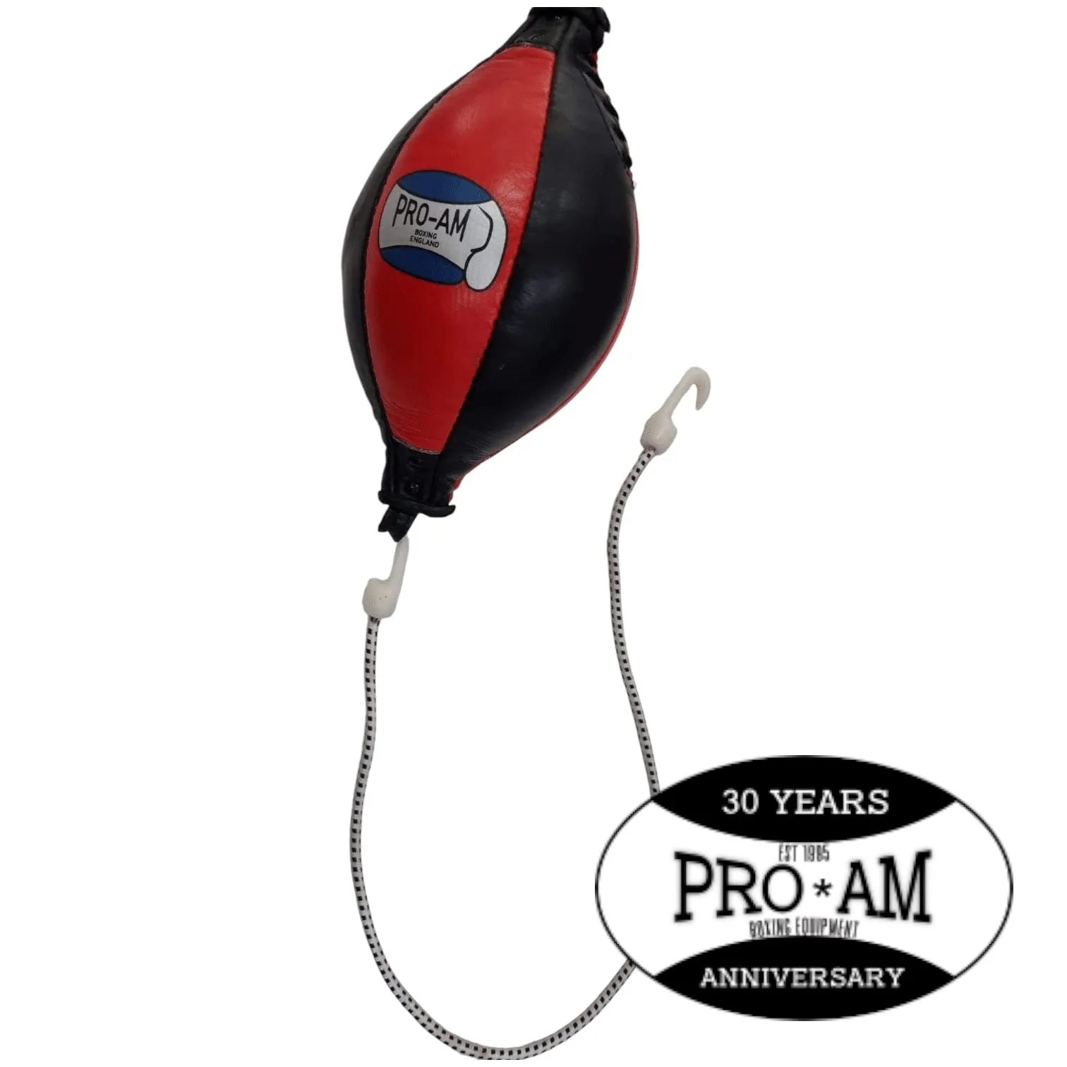 Pro-Am Floor to Ceiling Boxing Reflex Ball from Proamboxinguk, a boxing reflex training equipment with a ball and elastic cord.