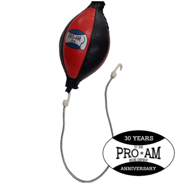 Pro-Am Floor to Ceiling Boxing Reflex Ball from Proamboxinguk, a boxing reflex training equipment with a ball and elastic cord.