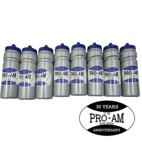Pro-Am 750ml boxing water bottle with push/pull spout, durable plastic sports bottle for hydration during workouts