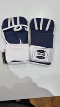 Pro-Am Pro Fast Wraps boxing hand wraps by Proamboxinguk, showing black and red quick hand wraps for boxing training