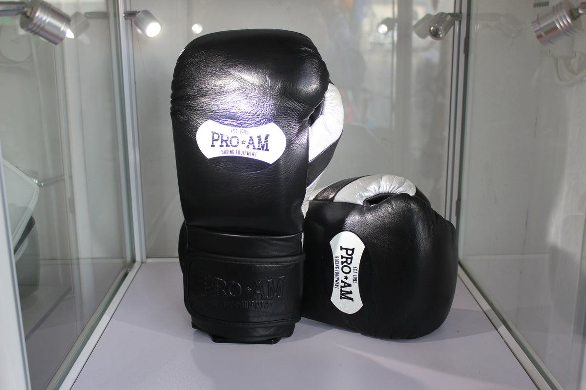 Limited edition Hybrid 2 Sparring Gloves Black & Silver