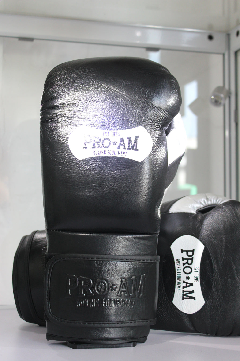 Limited edition Hybrid 2 Sparring Gloves Black & Silver
