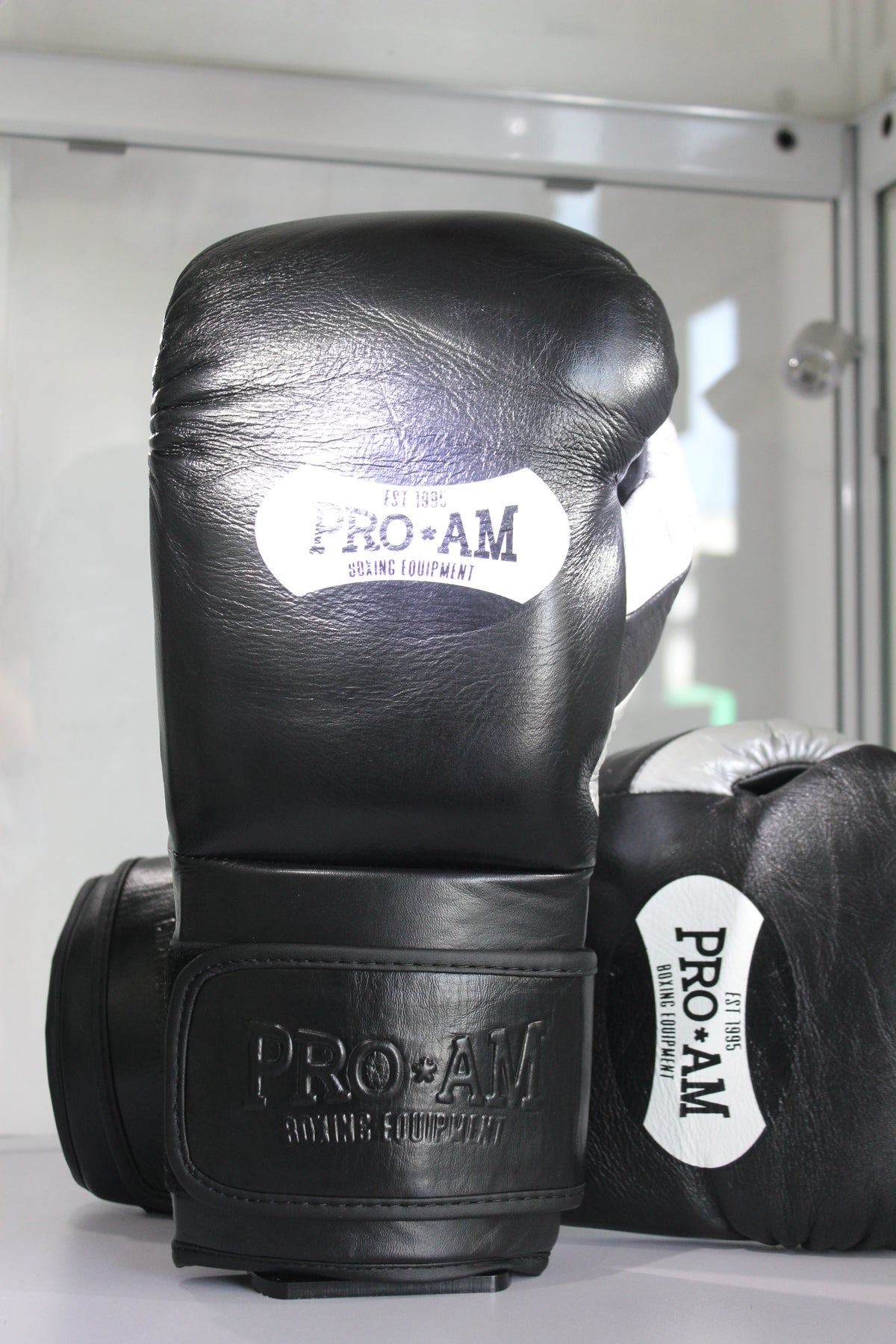 Limited edition Hybrid 2 Sparring Gloves Black & Silver